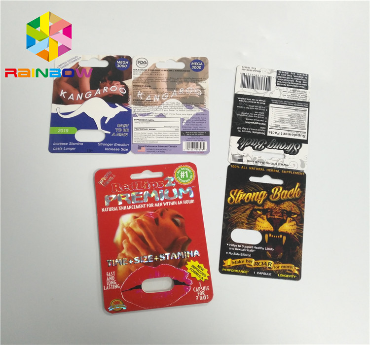 Van de het Tussenvoegselkaart van de diablaar eindigen de Mannelijke de Verhogingspillen die 3D Oppervlakte inpakken