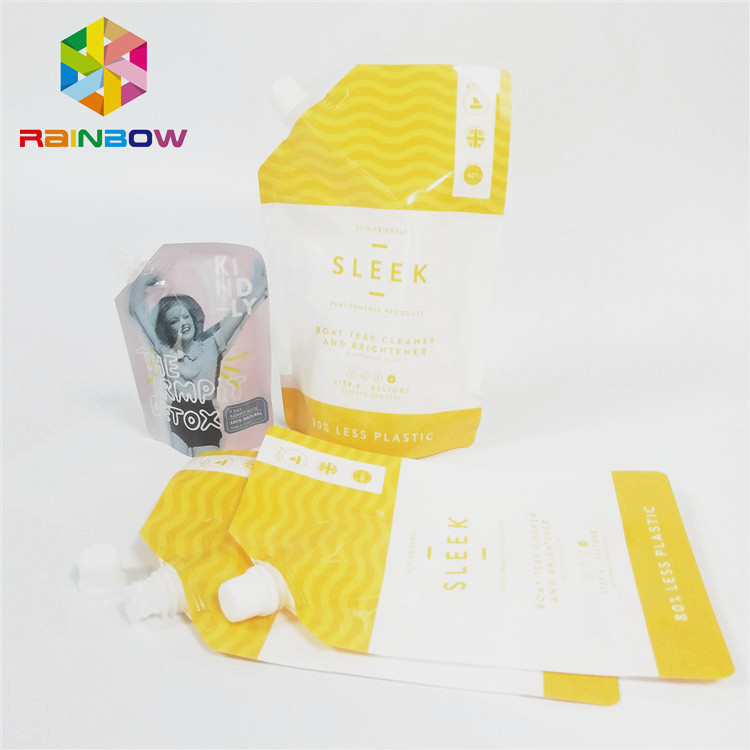 Glanzend beëindig Nylon Vloeibare Tribune spuiten het Voedsel van de Zakbaby omhoog de Zak van de Verpakkingssamendrukking