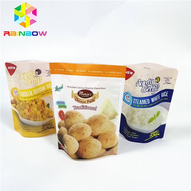 Aangepaste Plastic Tribune op Zak, Hittebestendig de Zakembleem van de Aluminiumfolie