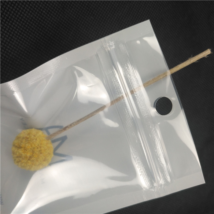 De transparante Voor Glanzende Glanzende Plastic Verpakking van de Halsbandjuwelen van Ritssluitingszakken