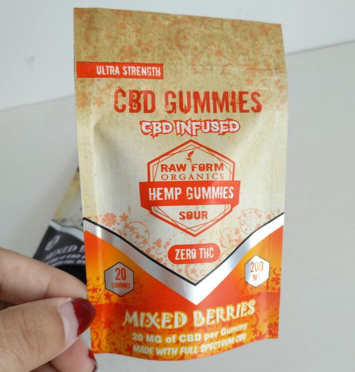 De digitale van de de Zakkenaluminiumfolie CBD van de Druk Luchtdichte Ritssluiting Kleverige Kleine Zakken