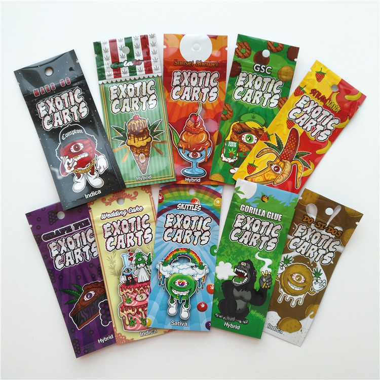 Van de Aluminiumfolie Verpakkend Zakken van de Vapepatroon van de de Karzak Exotisch de Douaneembleem