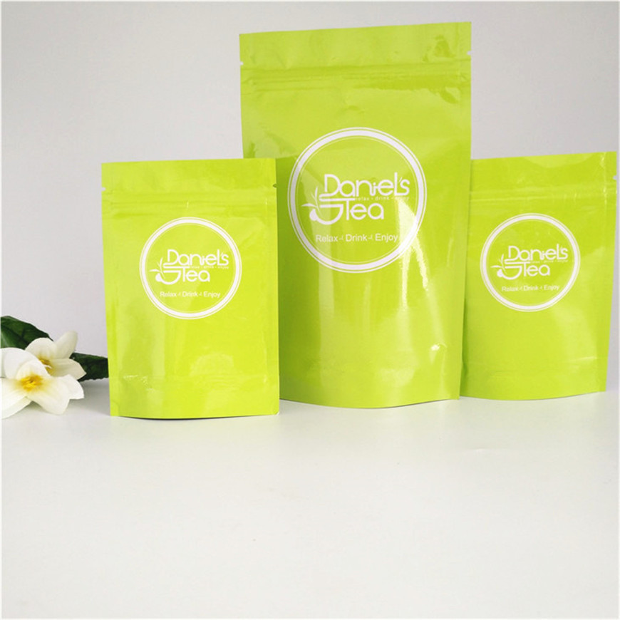 Matte Oppervlakte Plastic Zakken die, de Verpakkende Aangepaste Zak van de Aluminiumfoliethee verpakken