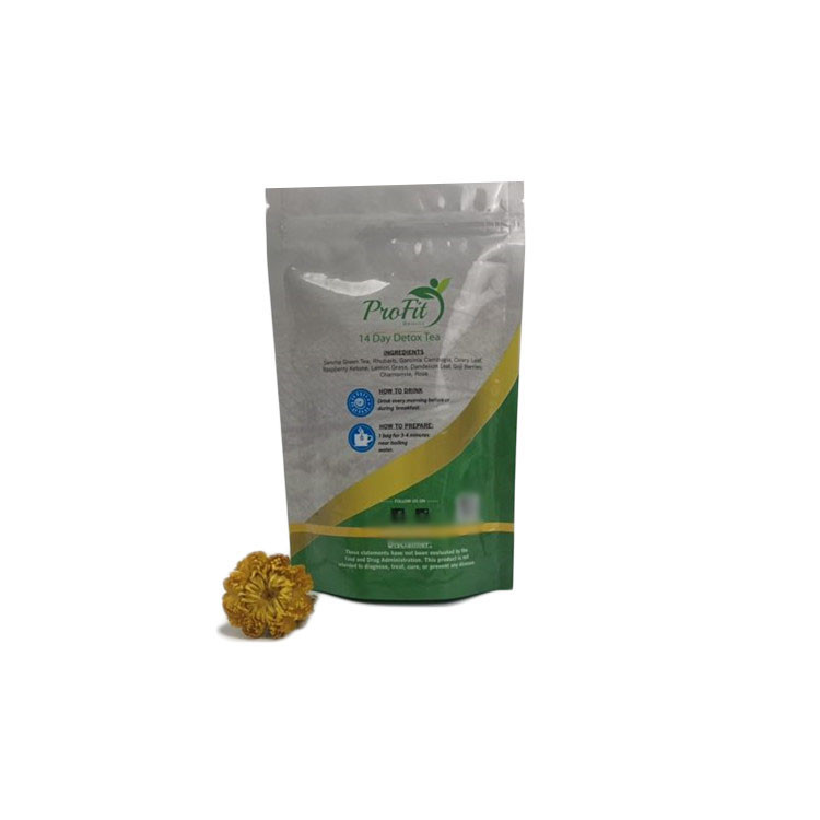 Eco Vriendschappelijke Theezakjes die de Verpakkingstribune van de Zakzak op Mylar met Ritssluitingsslot verpakken