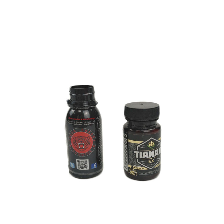 De glanzende Laminering krimpt Huisdier van Kokeretiketten/Plastic het niet Giftige de Flessenkop van Pvc