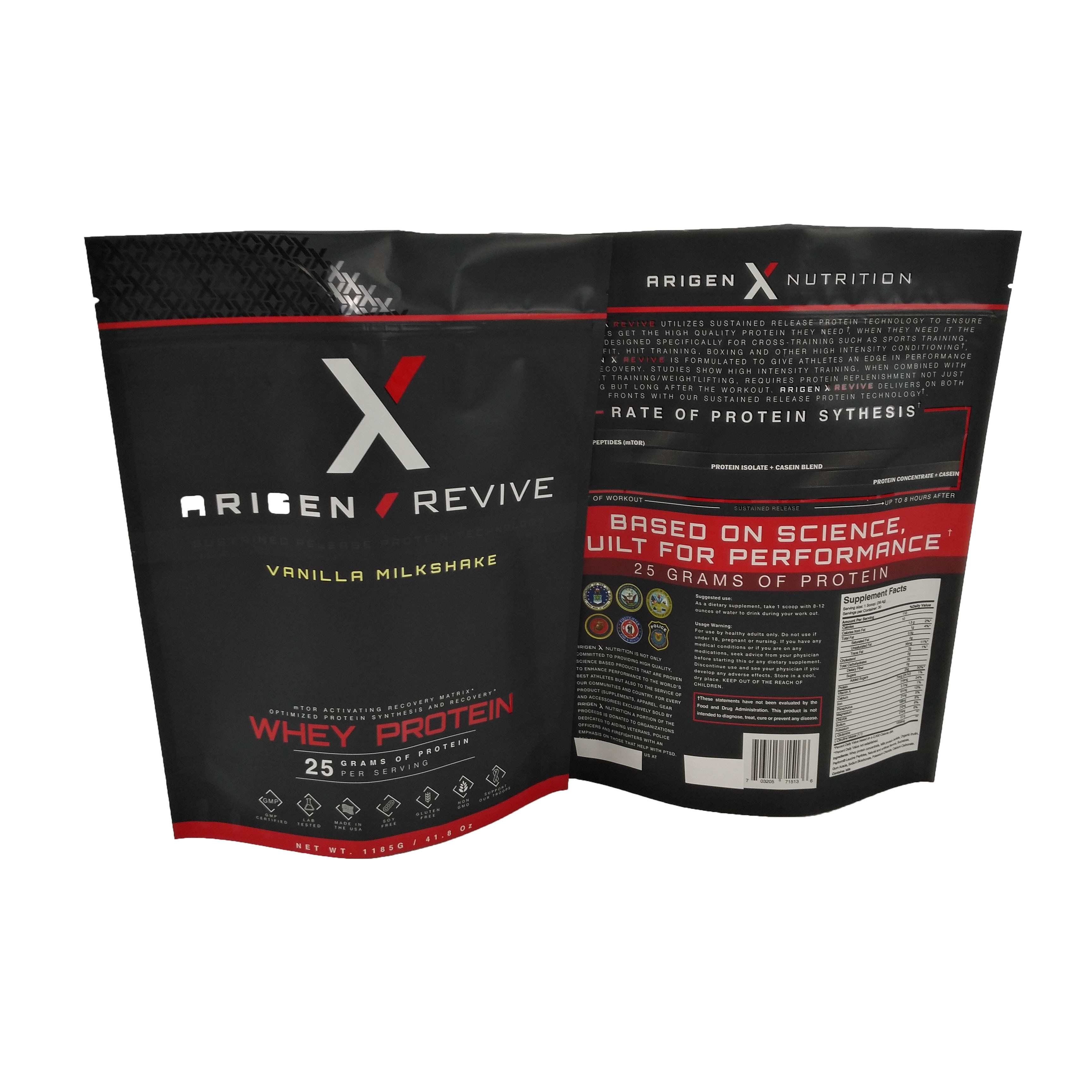 De Aluminiumfolietribune van de voedselrang op Zak