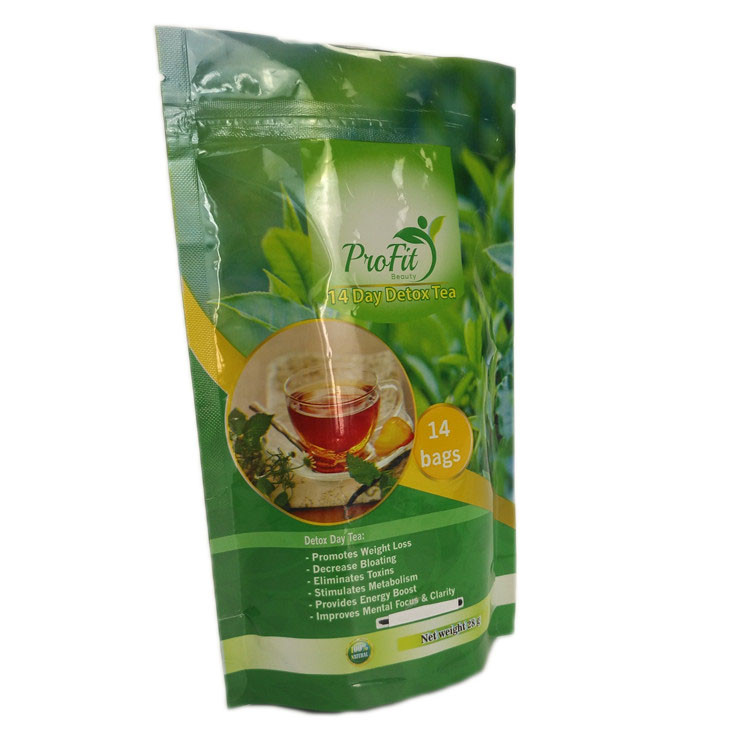 Glanzend beëindig Ritssluiting Gelamineerde Folietribune op Zakken