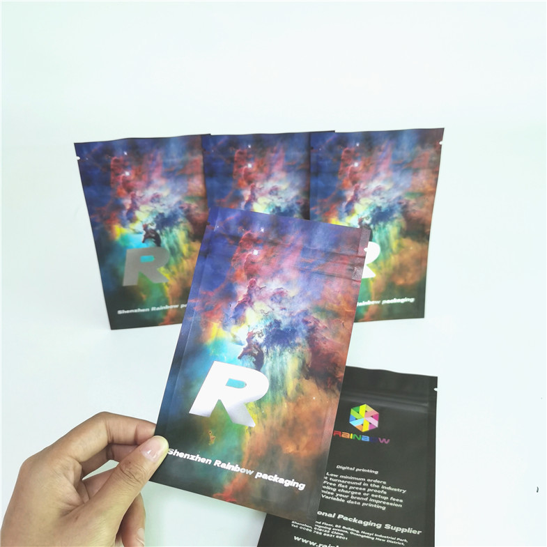 De Vlakke Plastic Zakken die van het geurbewijs Ritssluitingssachets voor Pillen Verpakking verpakken