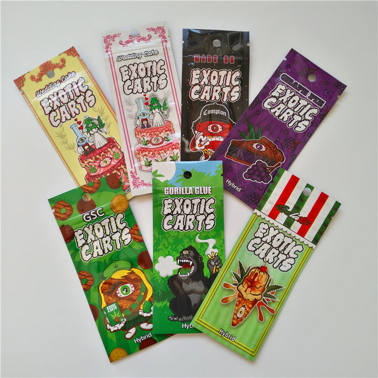 De douane drukte het Rekupereerbare Mylar-Kleverige Onkruid van het Geurbewijs draagt Eetbare Resealable Ritssluitings Verpakkende Zak