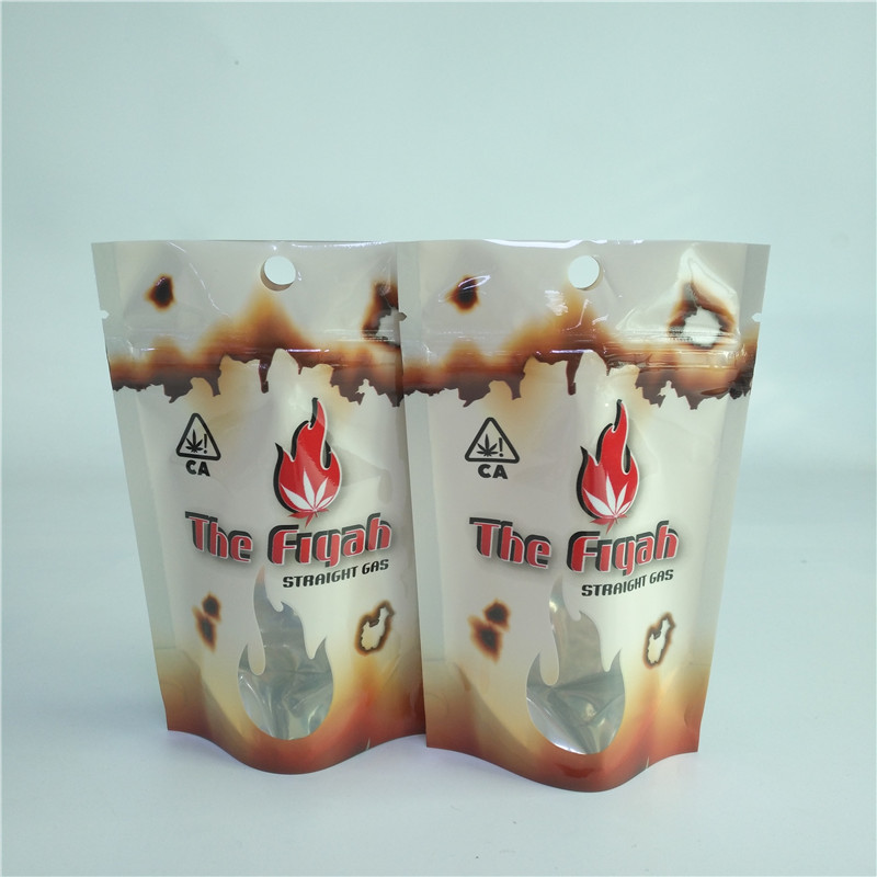 van het de Geurbewijs van 3.5g 1/8oz van de de Marihuana Verpakkende Zak staan de Medische het Onkruidzakken van Mylar Zak met Ritssluiting op