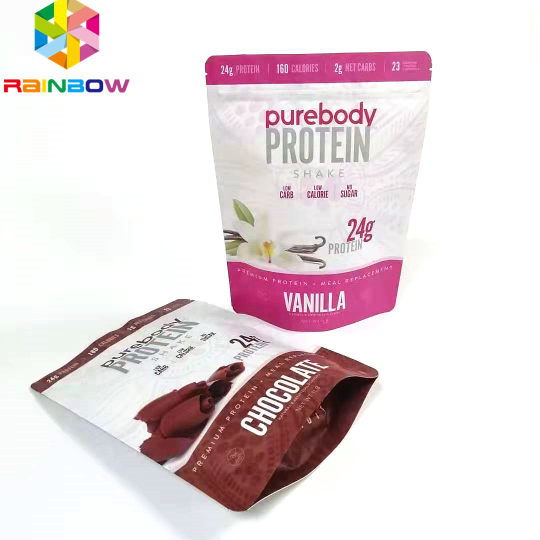 De opnieuw te gebruiken tribune op zak met van de de opslag verpakkend ritssluiting van het ritssluitingsvoedsel zak vlak type drukte zakken