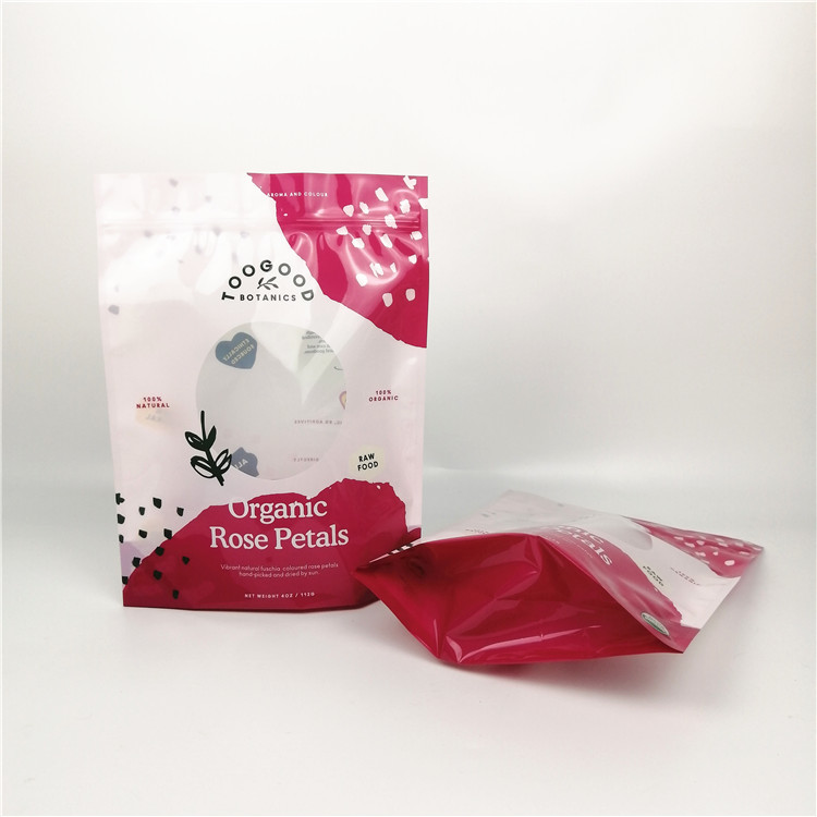 de Tribune van het de Bloempoeder CYMK van 0.125oz 3.5g op Ritssluitingszak