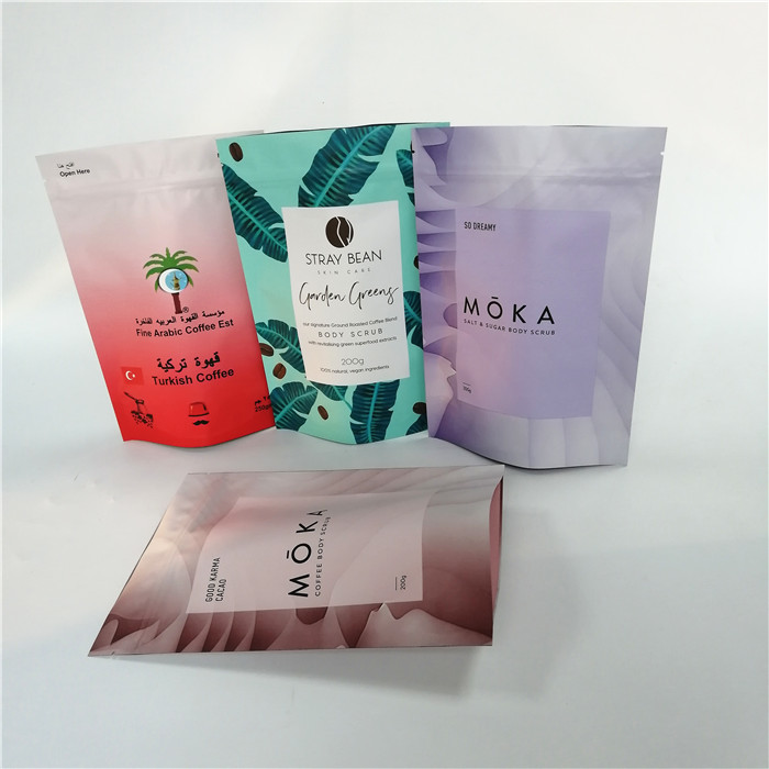 Tribune op van de zak verpakkende mositure van de hoekplaatfolie van de het bewijsgrond de koffiezakken met klep