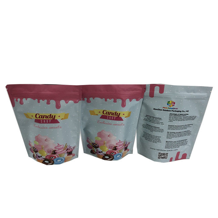 280g eiwitschok Doypack 100 de Ritssluitingszakken van Mylar van de Micronsteen