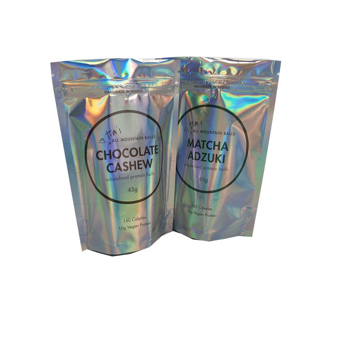 CYMK-Ritssluitings Holografische Tribune op Zakken voor Eiwitballen