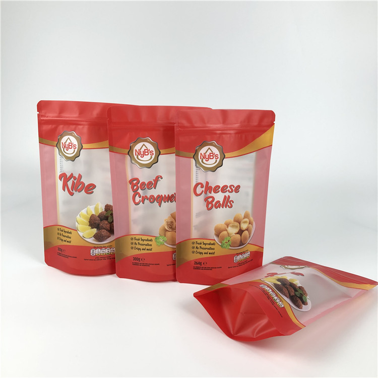 De plastic Tribune van GMOPP VMPET op Ritssluitingszak met Duidelijk Venster