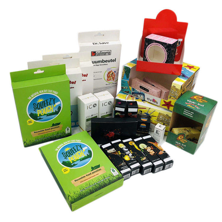 250gsm het Document van de kartonhennep CBD Vakje Verpakking met Embleem