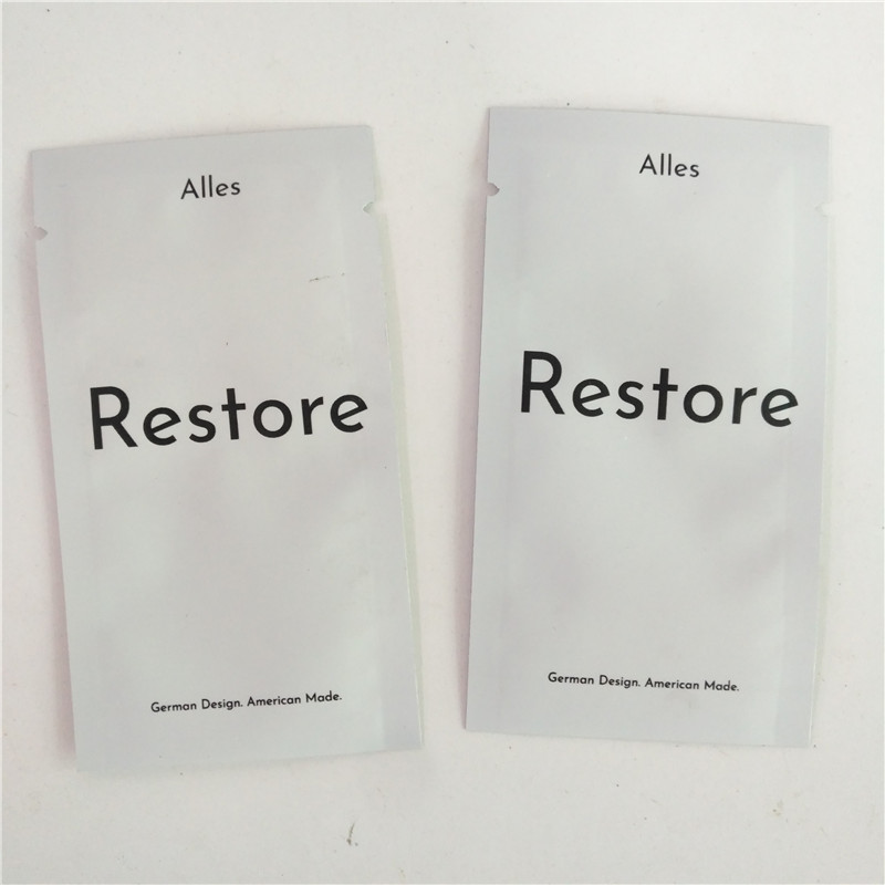 Drie de Zij Kosmetische Verpakkende Zak van de Verbindingsmopp Mylar Folie