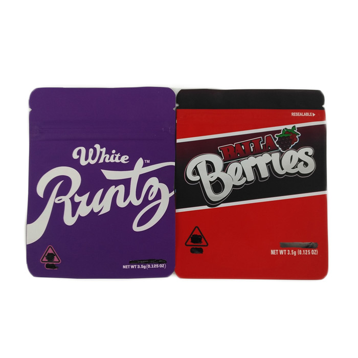 De douane drukte ritssluitingscannabis die rekupereerbare koekjes verpakken die zak/van het de cannabiszaad van het Geurbewijs de verpakkende zak verpakken