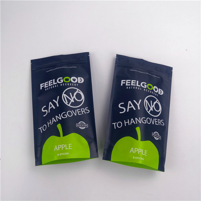 De Ritssluitings Bevindend Zakken Aangepast Embleem van Mylar 110mic van het snacksvoedsel