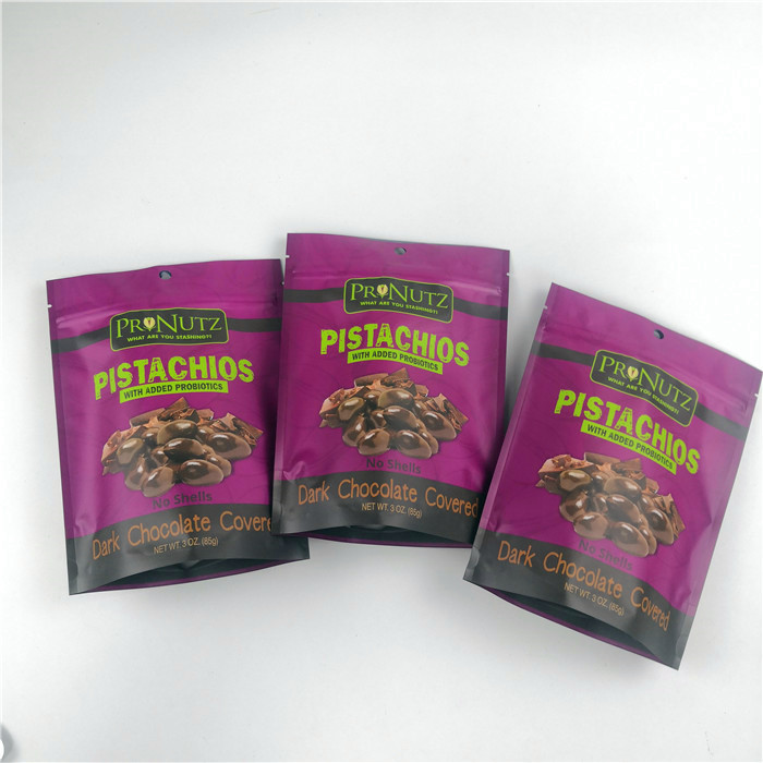 Douaneembleem gelamineerde hitte - verzegelende vacuümverpakkingszakken voor noten verpakking