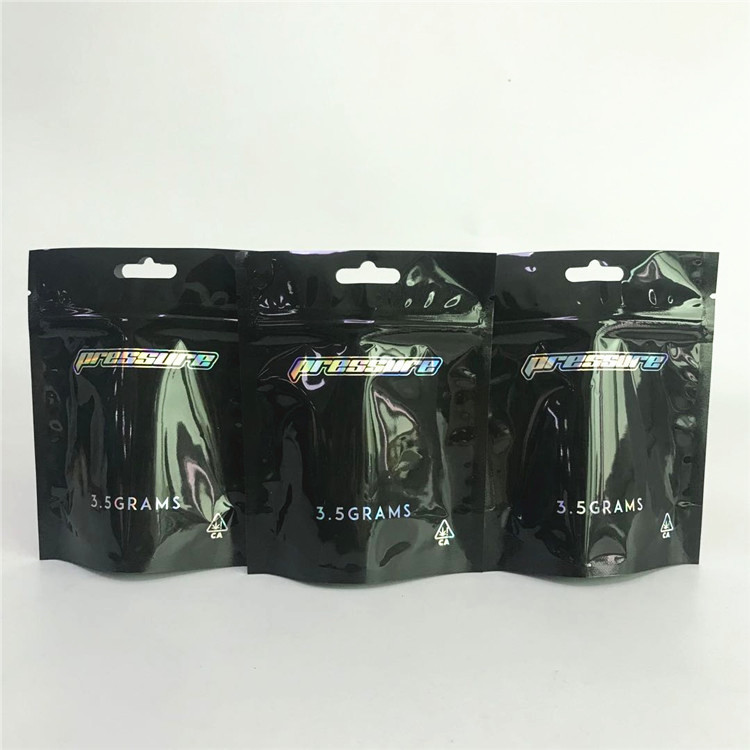 Kindbewijs Cannabiss Matte Aluminum Foil Mylar Bags