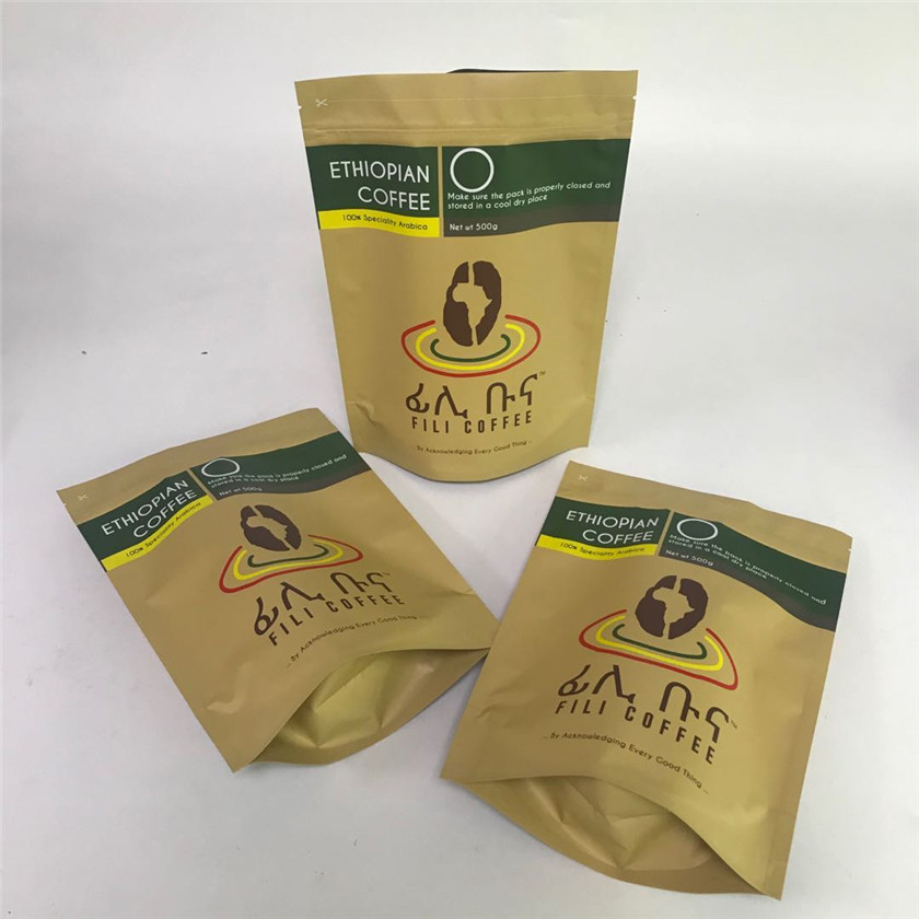 De Aluminiumfoliezakken van Matte Finished MOPP VMPET voor Koffiebonen