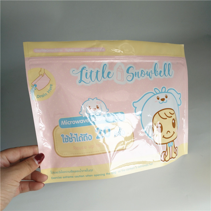 Zak van de de Stoomsterilisator van de gravure de Druk Gelamineerde Microgolf