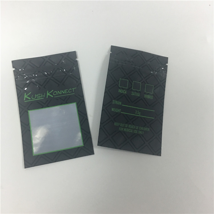 UVdrukkush PE verhindert kinderen tabakszakken met venster te openen