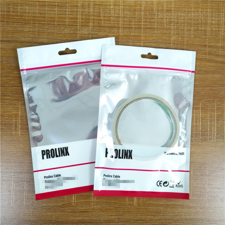 De digitale Ritssluiting van Druk Transparante Vlakke Zakken paste Plastic Zakken aan