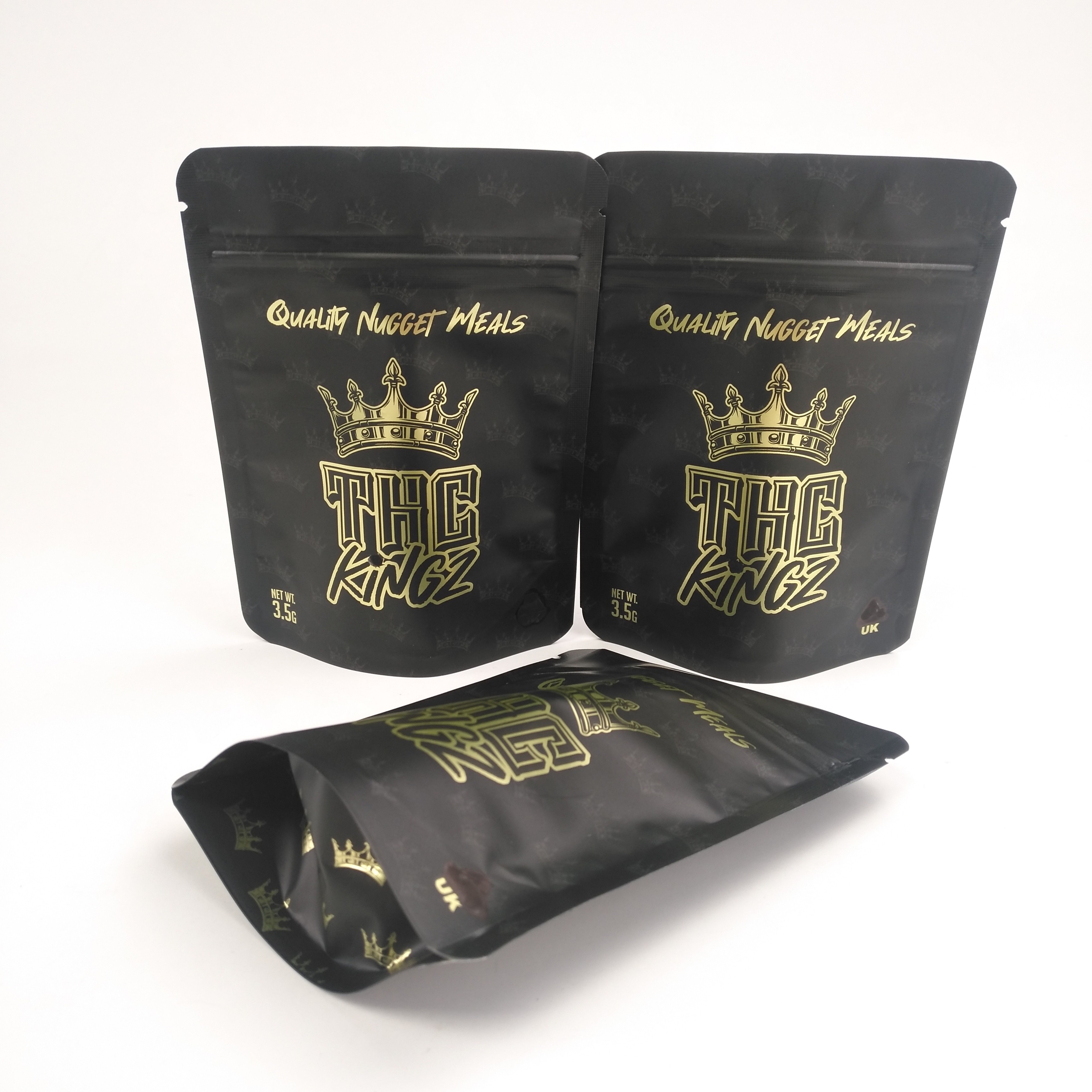 Het digitale Bewijs 3.5g van de Drukgeur droogt Bloemcannabis die Mylar-Zakken van de de Aanrakingsfilm van de Foliezak de Zachte verpakken