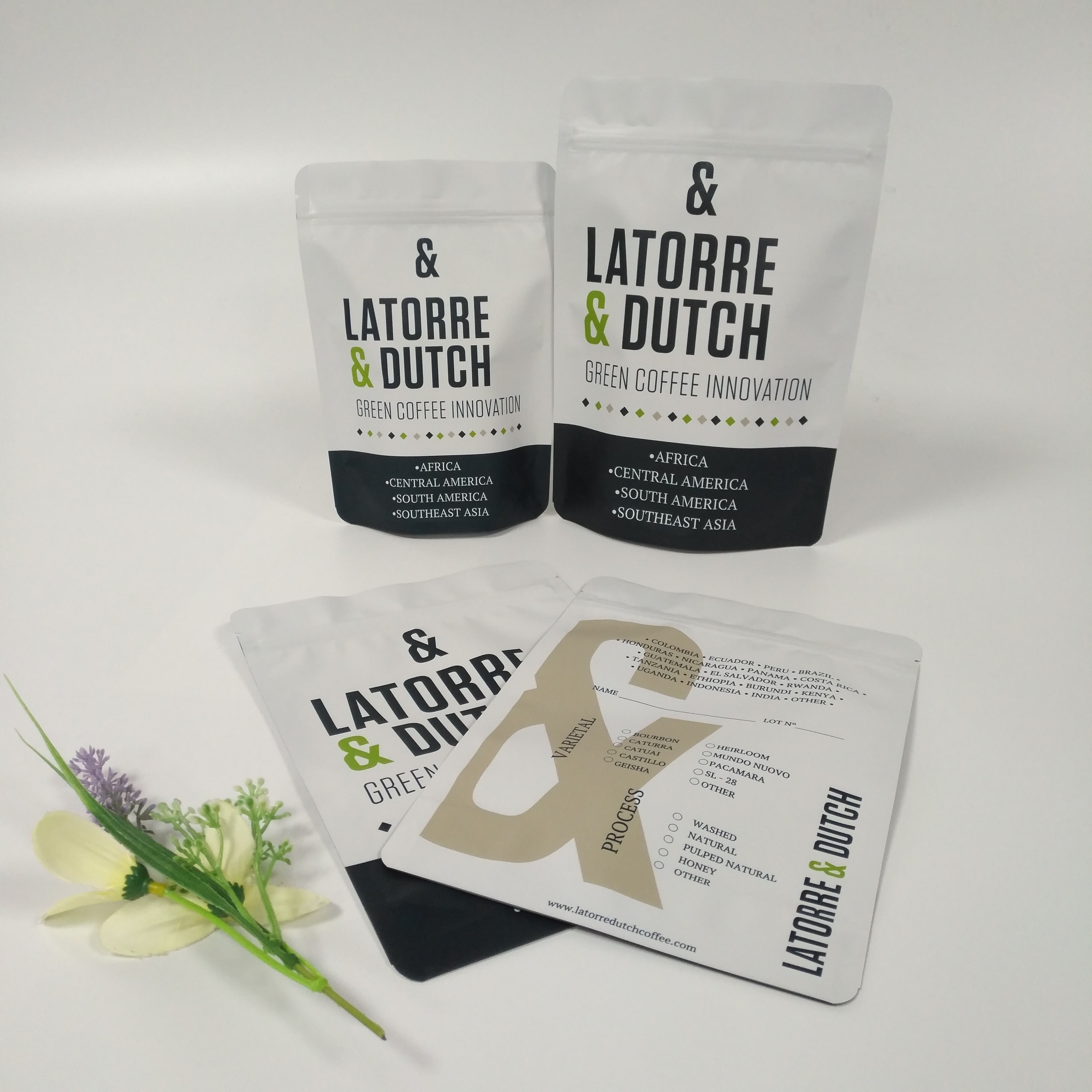 De digitale Verpakkende Zakken van Drukmatte aluminum foil body scrub