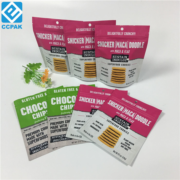 Resealable Zakken van de Voedselzak met de Zakken van Ritssluitingspakcgaing voor Noten drogen Fruit