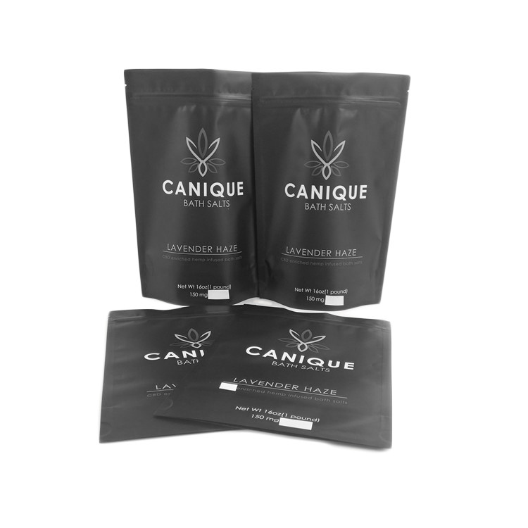 Het geurbewijs doet van de Ritssluitingszakken van de Voedselrang van de Bloemzaden de Droge van het de Douaneembleem 16OZ Metaal Glanzende Zilveren Zak van het Bad Zoute Mylar in zakken