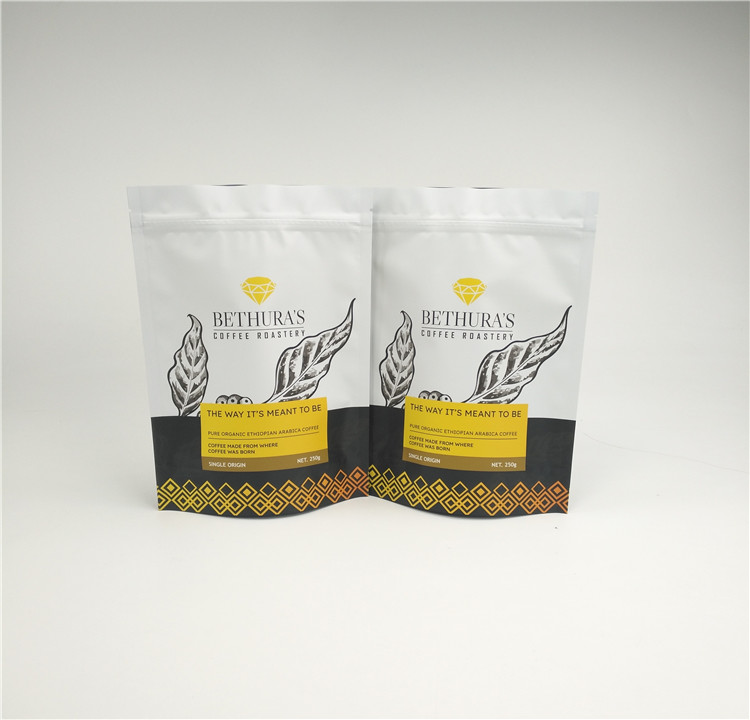 Zak van de Hoekplaatmylar van 140mic MOPP de Opnieuw te gebruiken Zij voor Koffiebonen