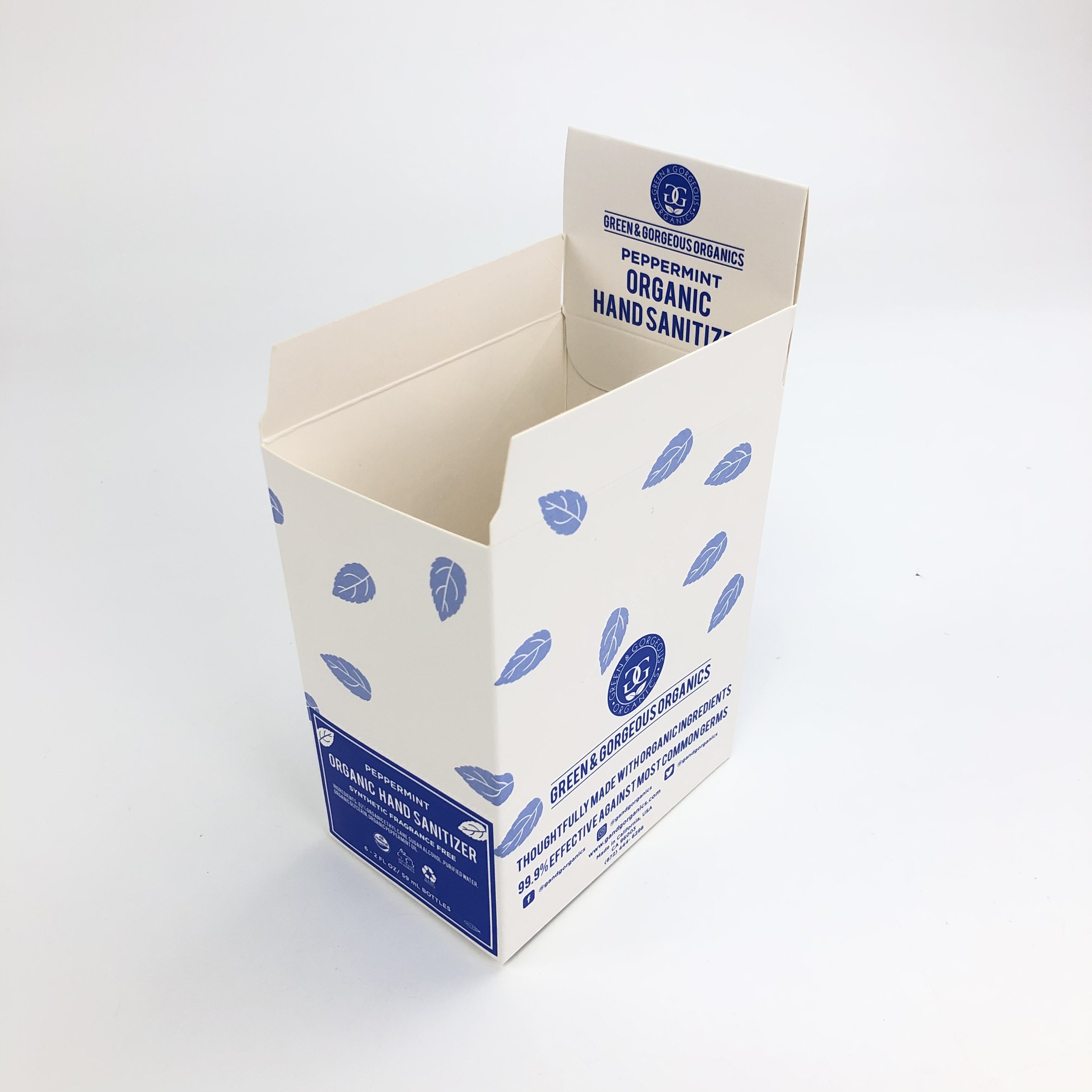 Douane Matt Film UV In reliëf gemaakt met de Dikte van 400g 350g Wit Karton voor het Document van de de Flessenvertoning van 30ml 60ml Vakje Verpakking