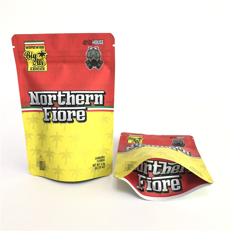 Kleverige Mylar-PE CMYK 180mic Kruidentribune op de Druk van de Zakcompensatie