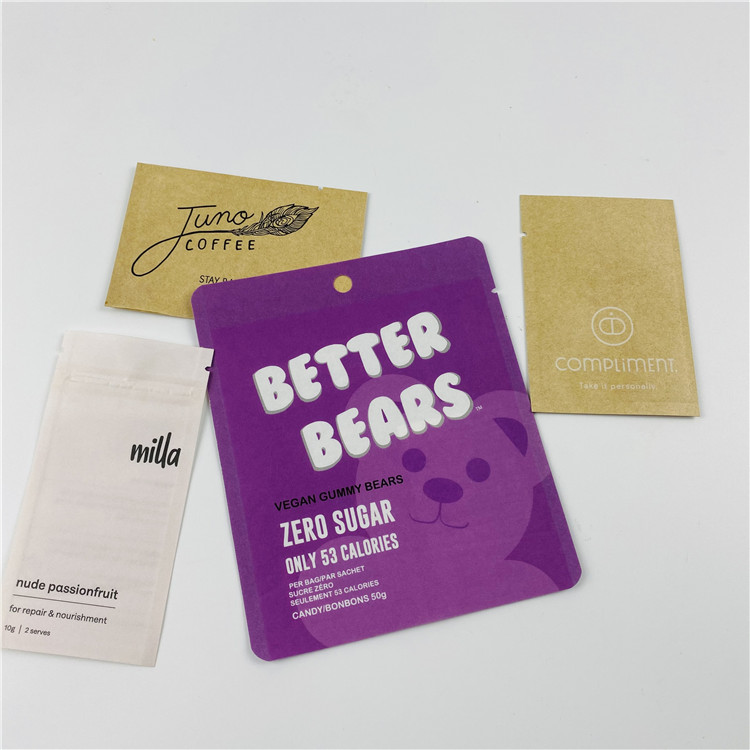 Digitale Composteerbare het Sachet Vlakke Zak 23x35cm van de Drukmopp Ritssluiting