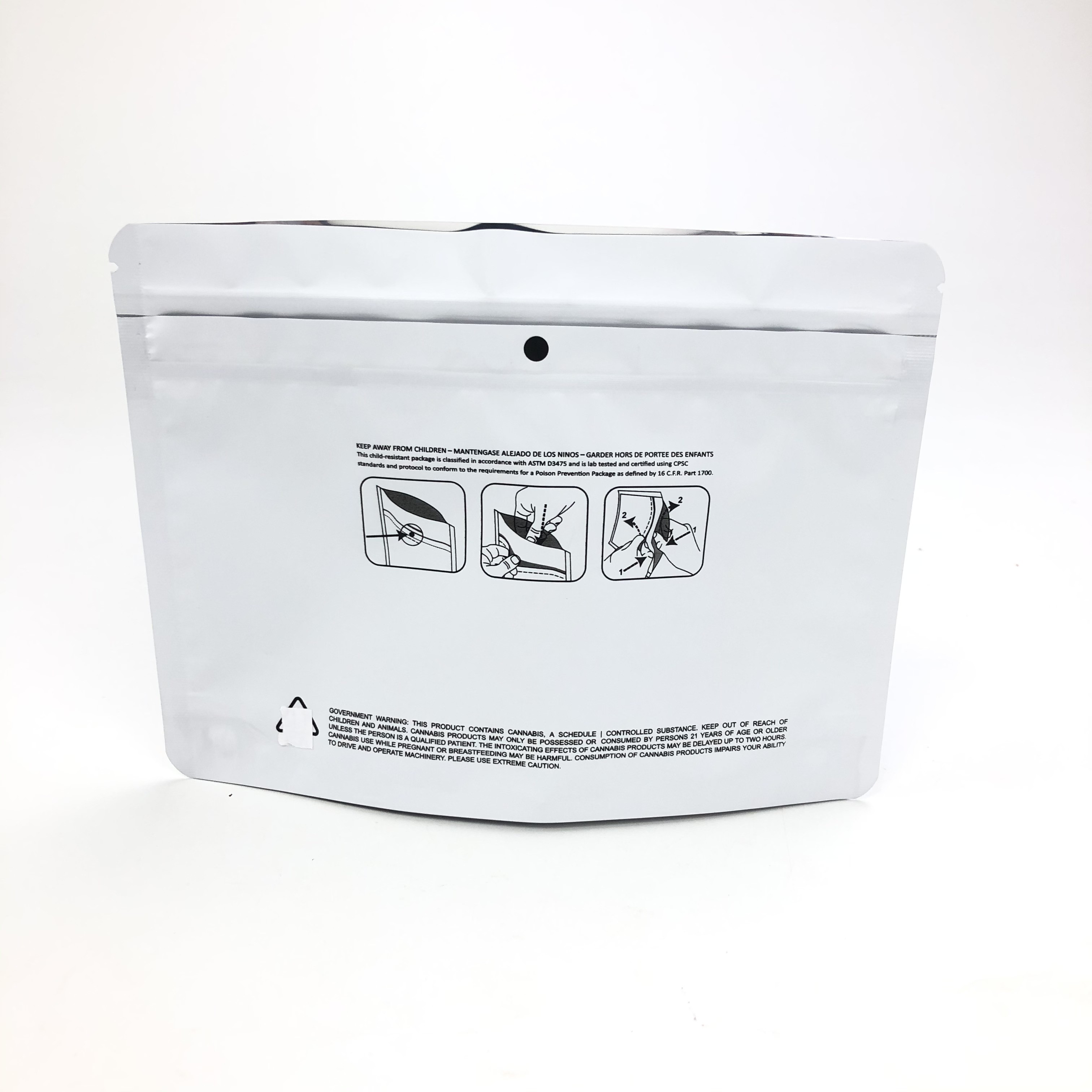 de Kindveilige Tribune van 250g 500g op Zak VMPET voor Eiwitpoeder