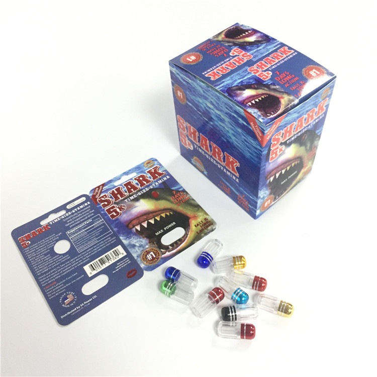 Van het de Marktgeslacht van de V.S. de Pillendocument Blaarkaart Pakcgaing voor Rinoceros 7 Pillen van Rinoceros 69/Tijger de Zwarte Mamba