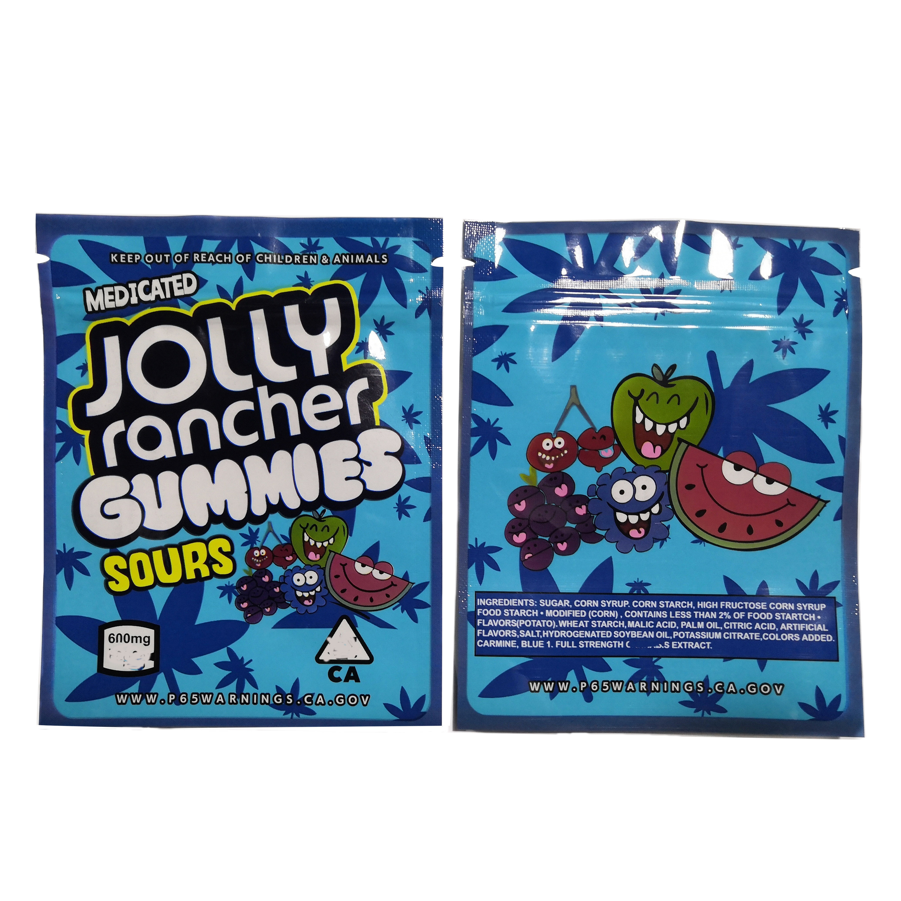 van het Suikergoedmylar van 200mic CBD Gummies de Zakthc Cannabis