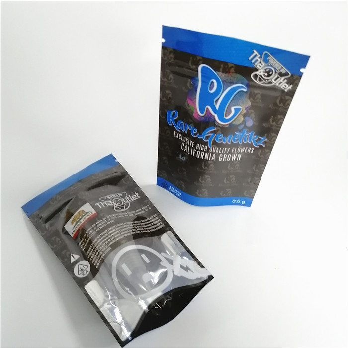 3.5grams verzuur de Foliezak van het Flard120micron CMYK Edibles Onkruid