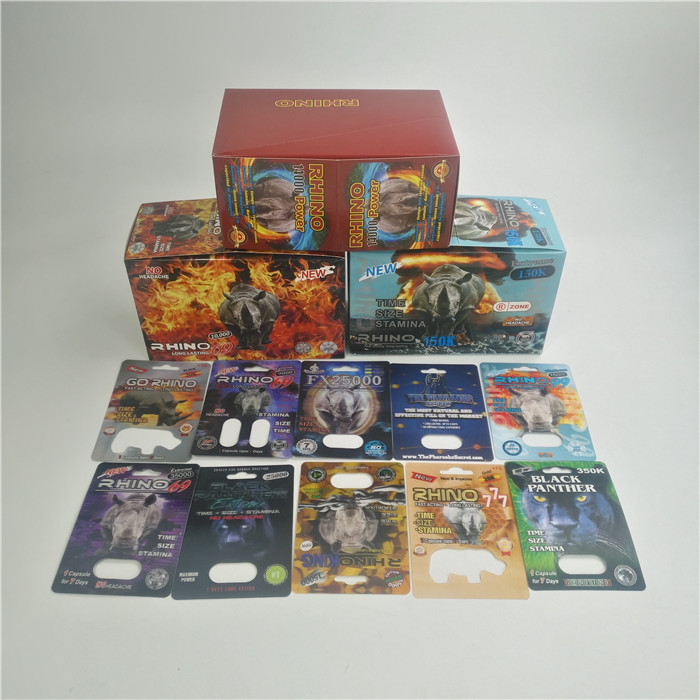 De super van de het Geslachtspil van Panterfda Kaart van de de Rinocerosblaar 3D voor Capsules