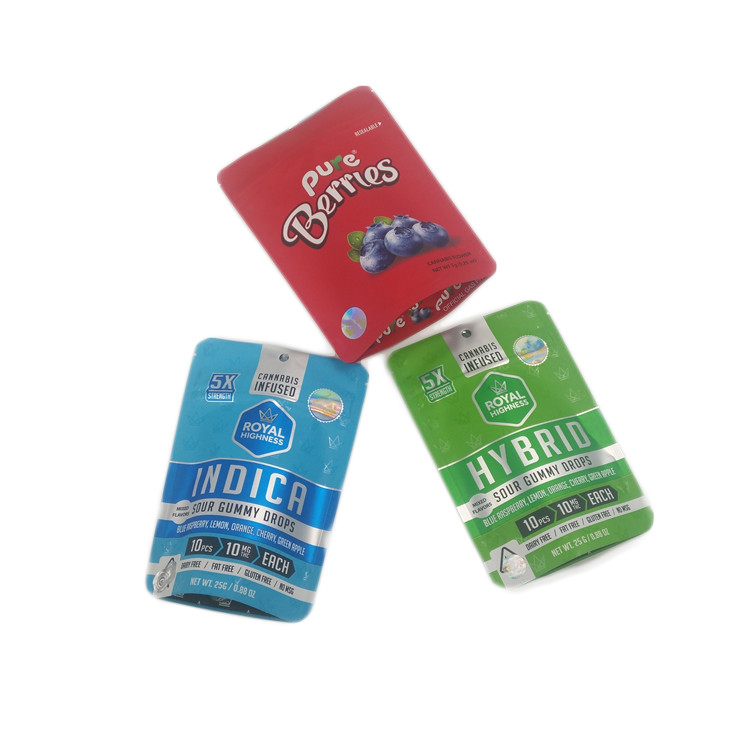 De Zakken van de de Aluminiumfoliecannabis van de bloemenhennep 7g 3.5g