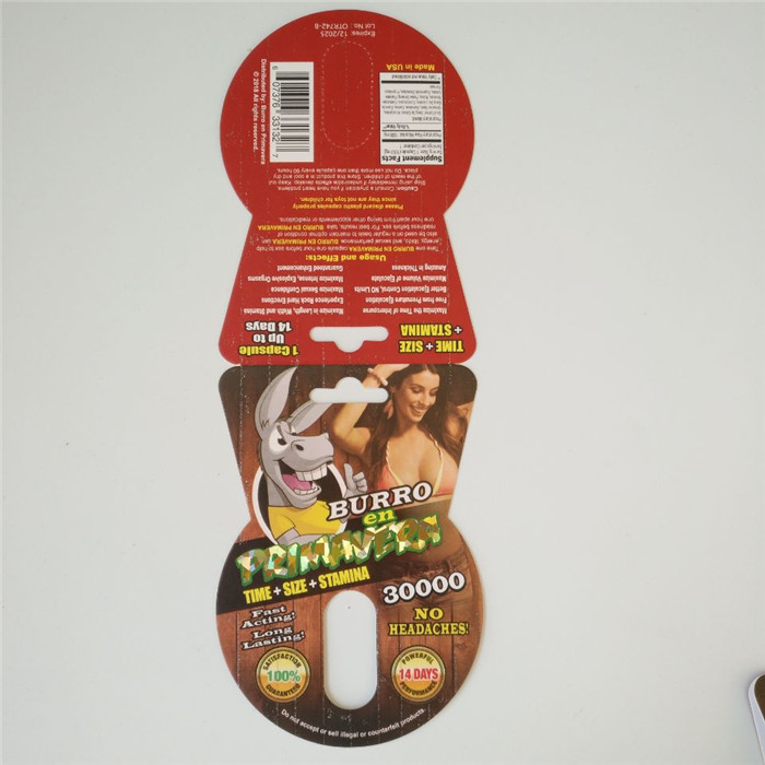 Hologram Hete het Stempelen Capsule Verpakkende Kaart Rhuno 100K