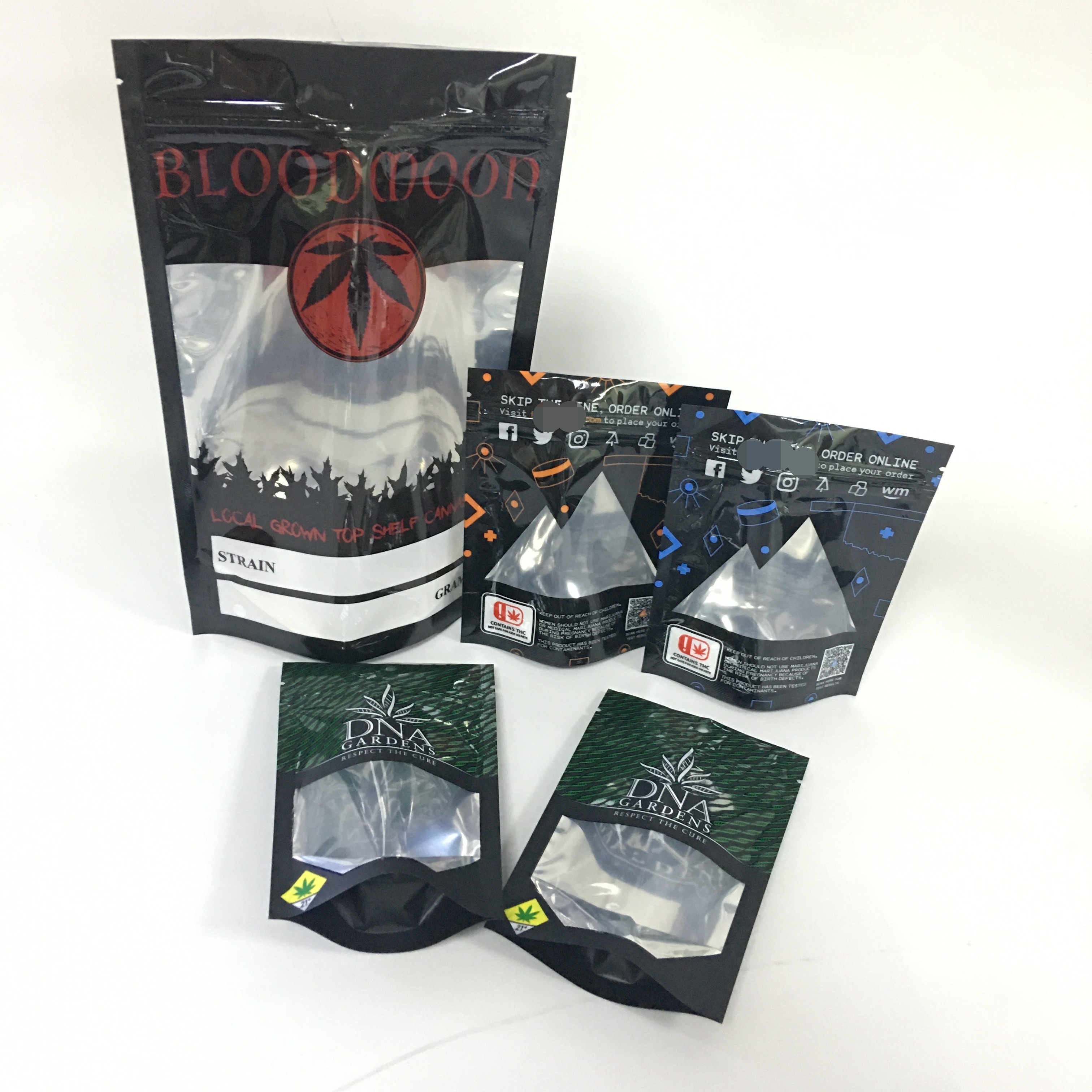 Zak Kleverige Cbd van de poedercmyk 120micron de Opnieuw te gebruiken Aluminiumfolie