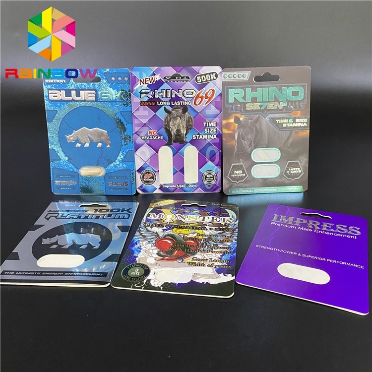 Blauwe de Rinoceros 3D Kaarten van 6K Plantinum 100K 350g Whiteboard