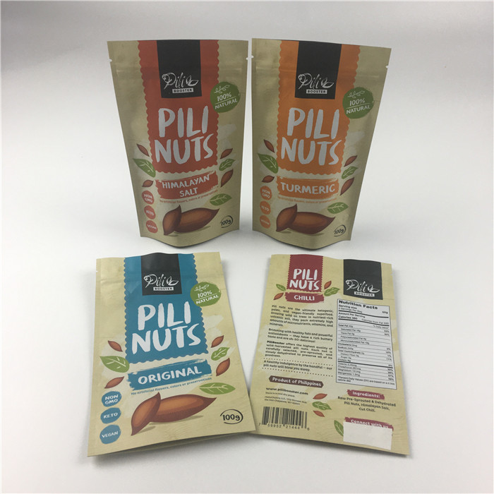 Foil Laminated Resealable Mylar  bag Doypack Matcha Tea