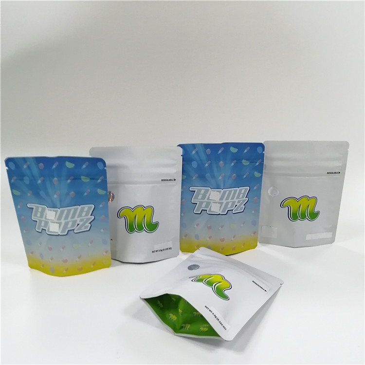 Plastic Zakkengeur van Sugar Zip Lock Mylar Stand het Bewijs UVdruk van de de omhoog