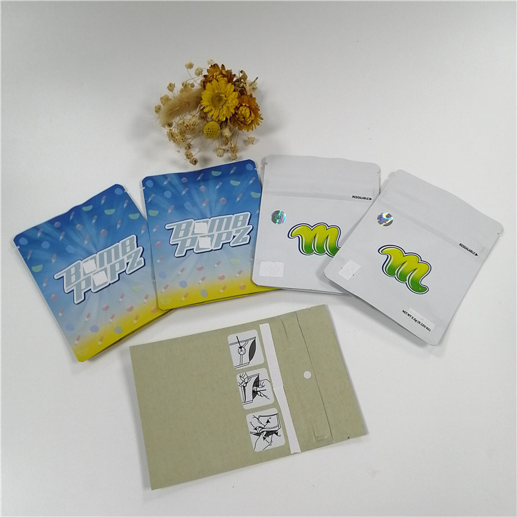 De kruidenzakken van de Wierook Opnieuw te gebruiken Ritssluiting 1 verzegelde Gram3.5g 7g Hitte -